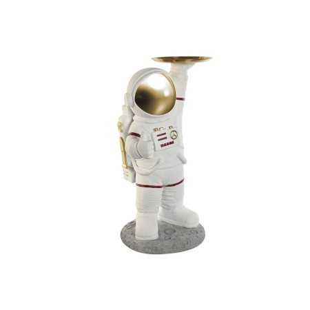 Deko-Figur Home ESPRIT Weiß Gold Astronaut 46 x 35 x 77,5 cm