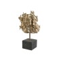 Deko-Figur Home ESPRIT Schwarz Gold Nilpferd 33 x 21,5 x 45 cm