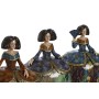 Figurine Décorative Home ESPRIT Multicouleur Romantique 21,5 x 15,5 x 25,5 cm (3 Unités)