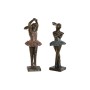Deko-Figur Home ESPRIT Blau Rosa Gold Romantisch Ballett-Tänzerin 13 x 12 x 30,5 cm (2 Stück)