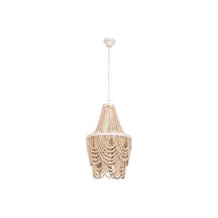 Suspension Home ESPRIT Blanc Marron Bois Métal 25 W 40 x 40 x 70 cm