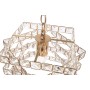 Deckenlampe Home ESPRIT Durchsichtig Gold Metall Kristall 30 x 30 x 26 cm