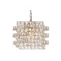 Deckenlampe Home ESPRIT Durchsichtig Gold Metall Kristall 30 x 30 x 26 cm