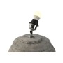 Lampe de bureau Home ESPRIT Gris Ciment 30 x 30 x 46 cm