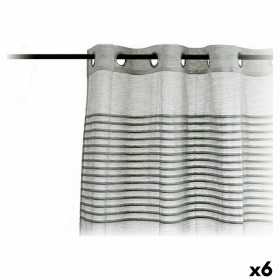 Curtains 140 x 260 cm Light grey (6 Units)