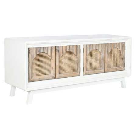 Meubles de télévision Home ESPRIT Blanc Naturel Sapin Bois MDF 156 x 40 x 64 cm