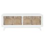 Meubles de télévision Home ESPRIT Blanc Naturel Sapin Bois MDF 156 x 40 x 64 cm