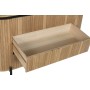 Kommode Home ESPRIT Schwarz natürlich Metall Paulonia-Holz 110 x 39 x 72 cm