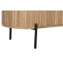 Kommode Home ESPRIT Schwarz natürlich Metall Paulonia-Holz 110 x 39 x 72 cm