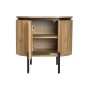 Nightstand Home ESPRIT Natural Metal Paolownia wood 60 x 43 x 57 cm
