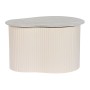 Table d'appoint Home ESPRIT Blanc Beige Marron Clair Métal Céramique 70 x 46 x 38 cm