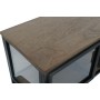 TV furniture Home ESPRIT Natural Dark grey Wood Metal 137 x 40 x 55 cm