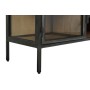 TV furniture Home ESPRIT Natural Dark grey Wood Metal 137 x 40 x 55 cm