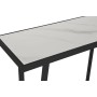 Beistelltisch Home ESPRIT Weiß Schwarz Metall 100 x 35 x 75 cm