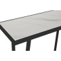 Table d'appoint Home ESPRIT Blanc Noir Métal 100 x 35 x 75 cm