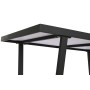 Dining Table Home ESPRIT White Black Metal 150 x 80 x 75 cm