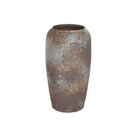 Vase Home ESPRIT Marron Gris Céramique 36 x 36 x 70 cm