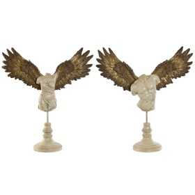 Figurine Décorative Home ESPRIT Multicouleur Ange Néoclassique 44,5 x 13,5 x 47,5 cm (2 Unités)