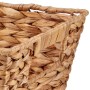 Basket With handles Metal Brown Water hyacinth (24 x 18 x 33,5 cm)