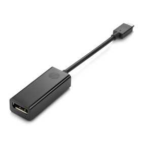 USB C till DisplayPort Adapter HP N9K78AAAC3 Svart
