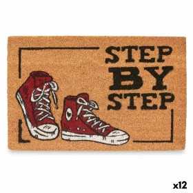 Doormat Step by Step Red Natural (12 Units)