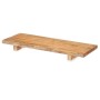 Tischdekoration rechteckig Braun Mango-Holz 50 x 5,5 x 20 cm (6 Stück)