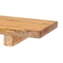 Tischdekoration rechteckig Braun Mango-Holz 50 x 5,5 x 20 cm (6 Stück)