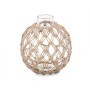 Boule Décorative Transparent Naturel verre Corde 18 x 20 cm (6 Unités)