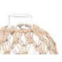 Decorative bauble Transparent Natural Glass Rope 18 x 20 cm (6 Units)