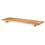 Tischdekoration rechteckig Braun Mango-Holz 70 x 5,5 x 23 cm (4 Stück)
