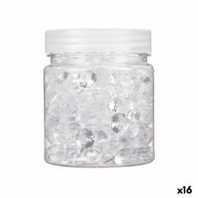 Decorative Stones Diamond 150 g Transparent Plastic 6,5 x 8 x 6,5 cm (16 Units)