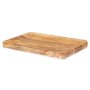 Centerpiece Rectangular Brown Mango wood 30 x 1,5 x 20 cm (12 Units)