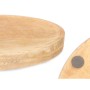 Centerpiece Circular Brown Mango wood 22 x 2 x 22 cm (12 Units)