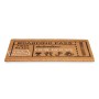 Paillasson Boarding Pass Naturel 60 x 1 x 40 cm (12 Unités)