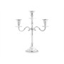 Candle Holder Silver Aluminium 22 x 27,5 x 9 cm (6 Units)