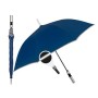Paraply Perletti 23" Med list Reflekterande Marinblå Polyester 103 cm