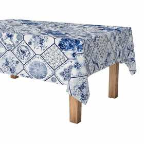 Tablecloth roll Exma Anti-stain Blue Ceramic 140 cm x 25 m