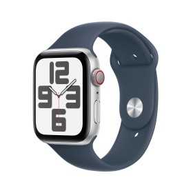 Klockarmband Watch SE Apple MRHJ3QL/A Blå Silvrig 44 mm