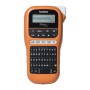 Tragbares, elektrisches Etikettengerät Brother PTE110VP LCD Orange Schwarz/Orange