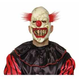 Mask Rubies Olycksbringande clown Med hår One size Vuxna