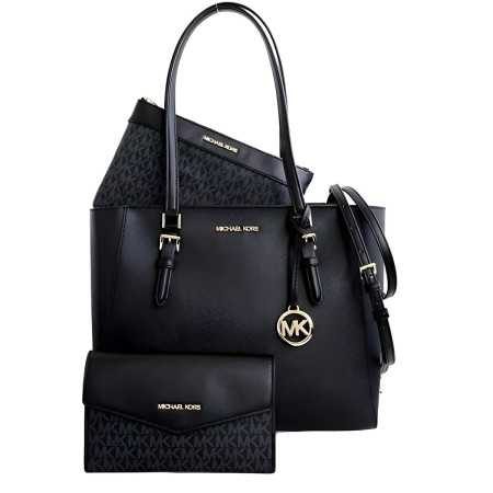 Damväska Michael Kors Charlotte Svart 34 x 27 x 11 cm