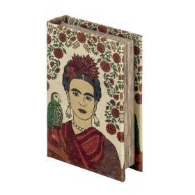 Dekorationslåda Signes Grimalt Frida Kahlo Boken Trä MDF 2,8 x 13,5 x 9,5 cm