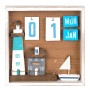 Wall Decoration Signes Grimalt Calendar 3 x 22 x 22 cm