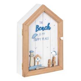 Key cupboard Signes Grimalt Beach White MDF Wood 7 x 28 x 19 cm