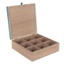 Teebox Signes Grimalt Lotusblume Holz MDF 24 x 8 x 24 cm