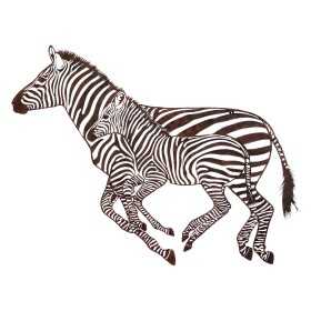 Väggdekoration Signes Grimalt Zebra 0,5 x 70 x 99 cm