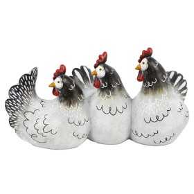 Figurine Décorative Signes Grimalt Poule Blanc 16 x 16,5 x 33,5 cm