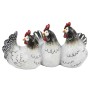 Decorative Figure Signes Grimalt Chicken White 16 x 16,5 x 33,5 cm