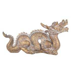 Decorative Figure Signes Grimalt Dragon Gold 22 x 38,5 x 72 cm