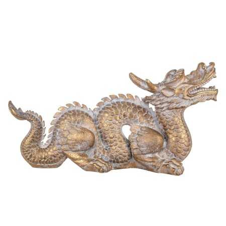 Figurine Décorative Signes Grimalt Dragon Or 22 x 38,5 x 72 cm